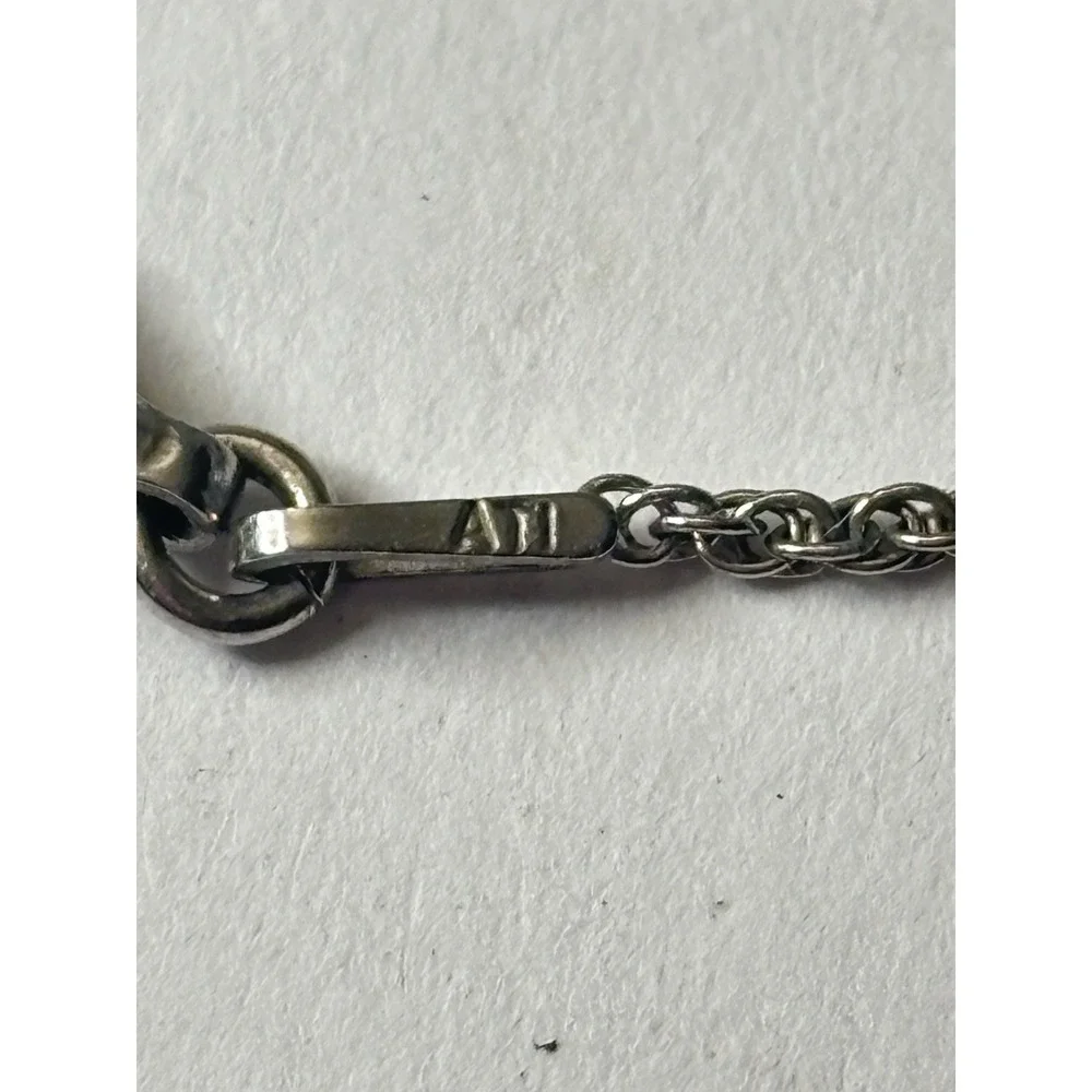 Sterling pendent sided